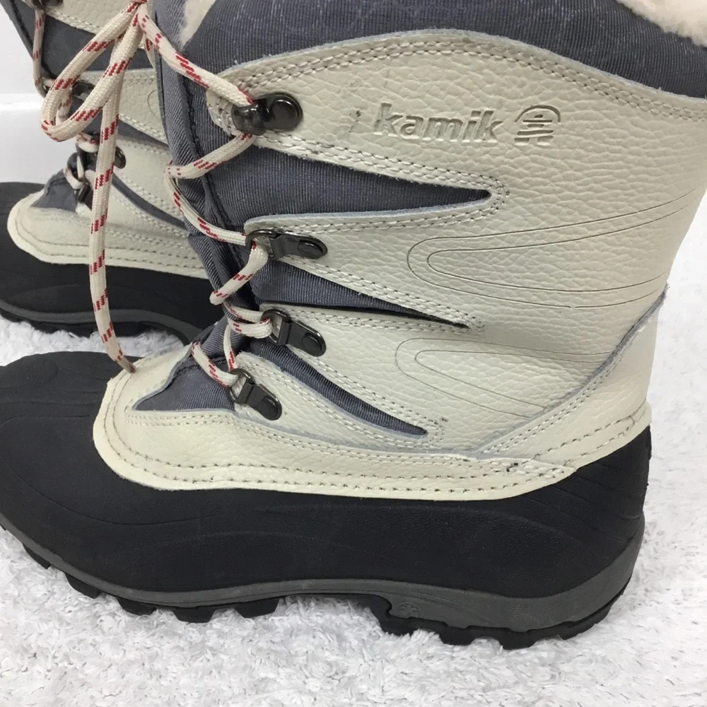 KAMIK Thinsulate ALPINGLOW faux Fur Winter Boots 7